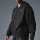 Accolade Full Zip Hooded Sweatshirt — Black