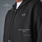 Accolade Full Zip Hooded Sweatshirt — Black