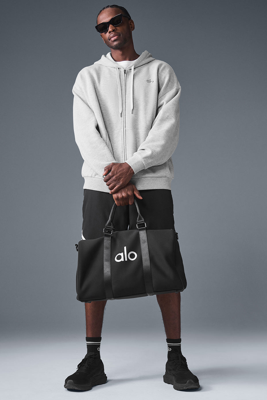 Accolade Full Zip Hooded Sweatshirt — Athletic Heather Grey