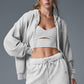 Accolade Full Zip Hooded Sweatshirt — Athletic Heather Grey