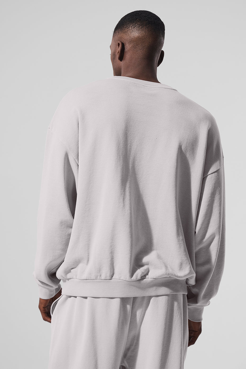 Washed Accolade Crew Neck Crew Sweatshirt — Grey Sky Wash
