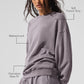 Washed Accolade Crew Neck Crew Sweatshirt — Cool Grey Wash