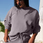 Washed Accolade Crew Neck Crew Sweatshirt — Cool Grey Wash