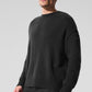 New Class Cashmere Crewneck Sweater — Black