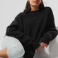 New Class Cashmere Crewneck Sweater — Black