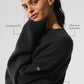 New Class Cashmere Crewneck Sweater — Black