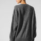 New Class Cashmere Crewneck Sweater — Platinum Grey
