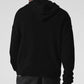 New Class Cashmere Full Zip Hooded Sweatshirt — Black