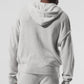 New Class Cashmere Full Zip Hooded Sweatshirt — Pearl Grey Heather