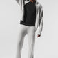 New Class Cashmere Full Zip Hooded Sweatshirt — Pearl Grey Heather