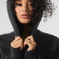 New Class Cashmere Hooded Sweatshirt — Black