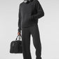 New Class Cashmere Hooded Sweatshirt — Black