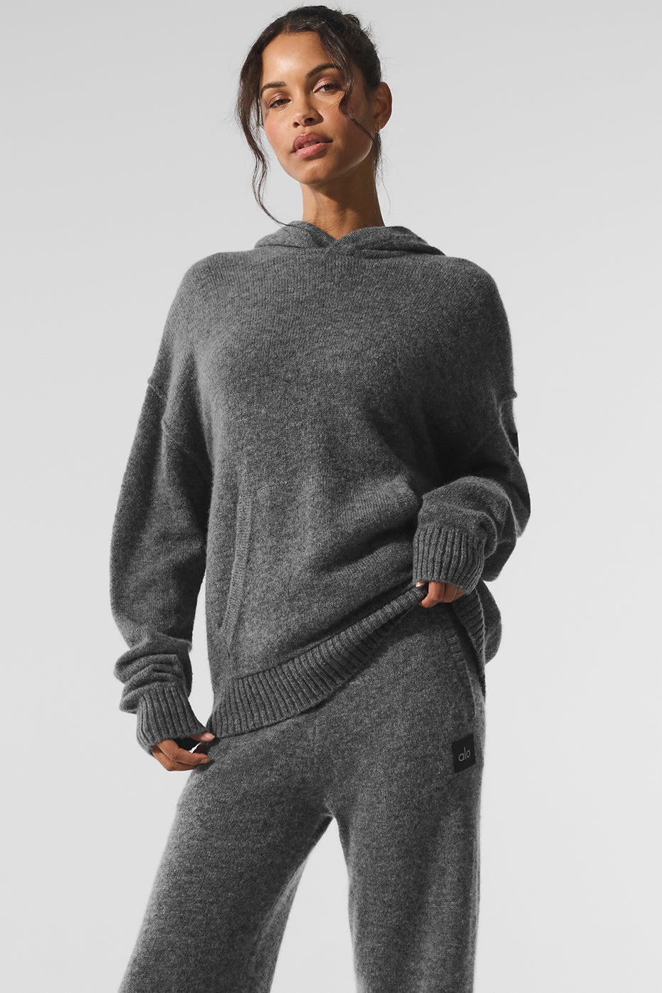 New Class Cashmere Hooded Sweatshirt — Platinum Grey