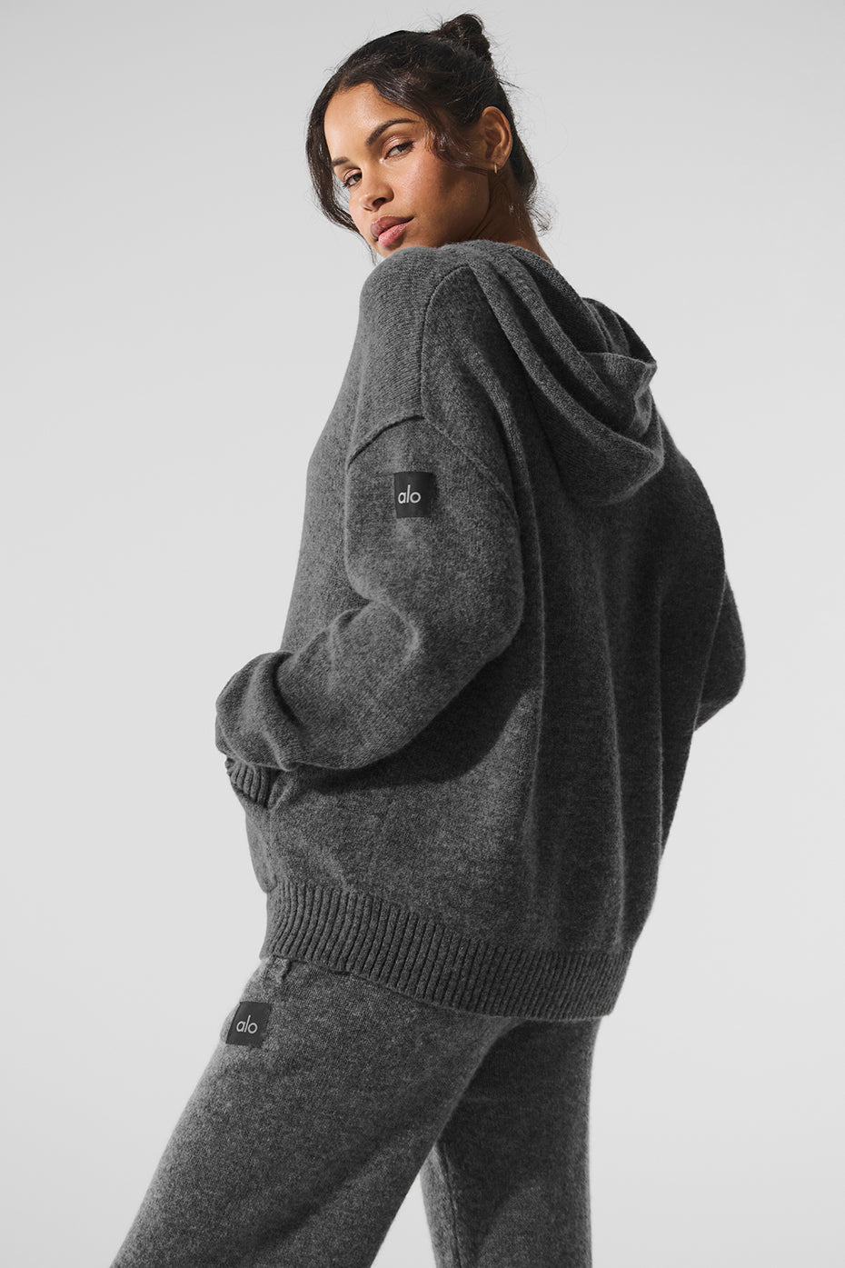 New Class Cashmere Hooded Sweatshirt — Platinum Grey