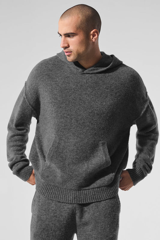 New Class Cashmere Hooded Sweatshirt — Platinum Grey