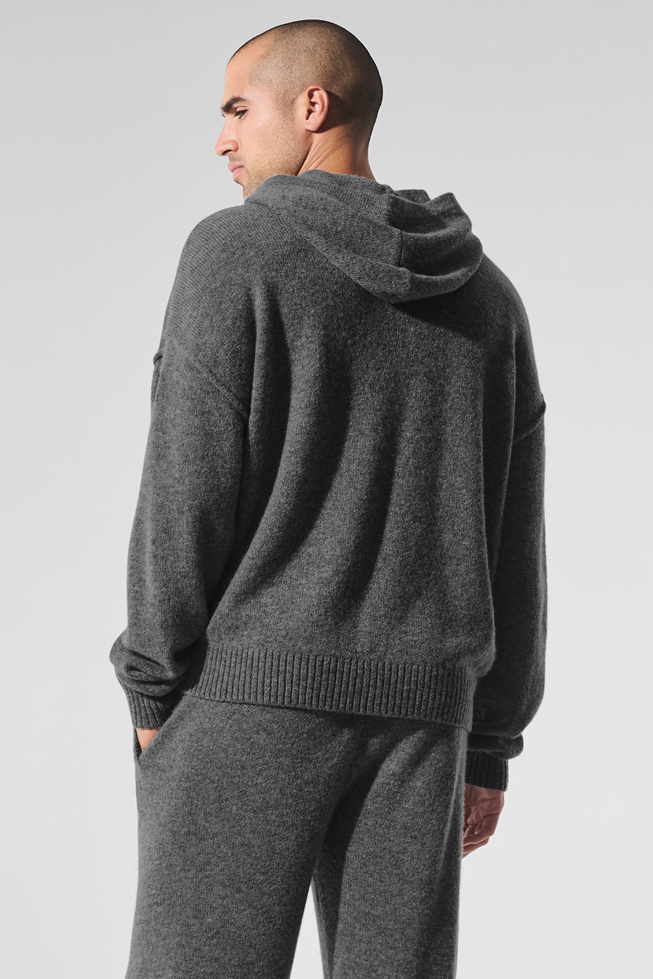 New Class Cashmere Hooded Sweatshirt — Platinum Grey