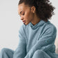 New Class Cashmere Hooded Sweatshirt — Celestial Blue Granite Heather