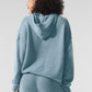 New Class Cashmere Hooded Sweatshirt — Celestial Blue Granite Heather