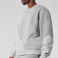 Make Waves Crew Neck Crew Sweatshirt — Athletic Heather Grey Tonal