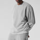 Make Waves Crew Neck Crew Sweatshirt — Athletic Heather Grey Tonal