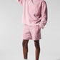 Make Waves Crew Neck Crew Sweatshirt — Sunset Pink Tonal