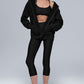 Renown Heavy Weight Full Zip Hooded Sweatshirt — Black