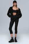 Renown Heavy Weight Full Zip Hooded Sweatshirt — Black