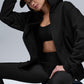 Renown Heavy Weight Full Zip Hooded Sweatshirt — Black