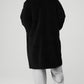 Oversized Sherpa Trench — Black