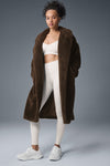 Oversized Sherpa Trench — Espresso
