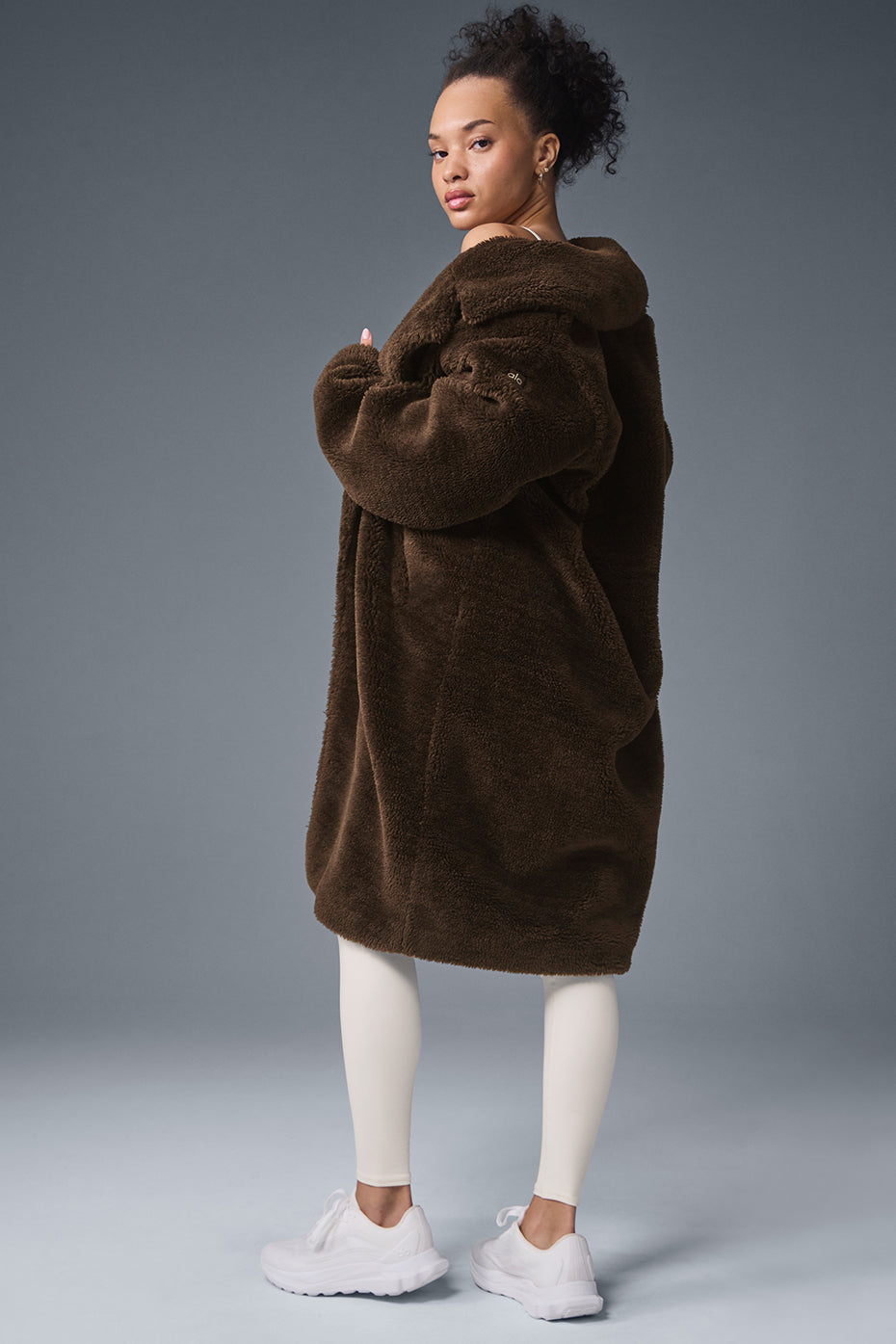 Oversized Sherpa Trench — Espresso
