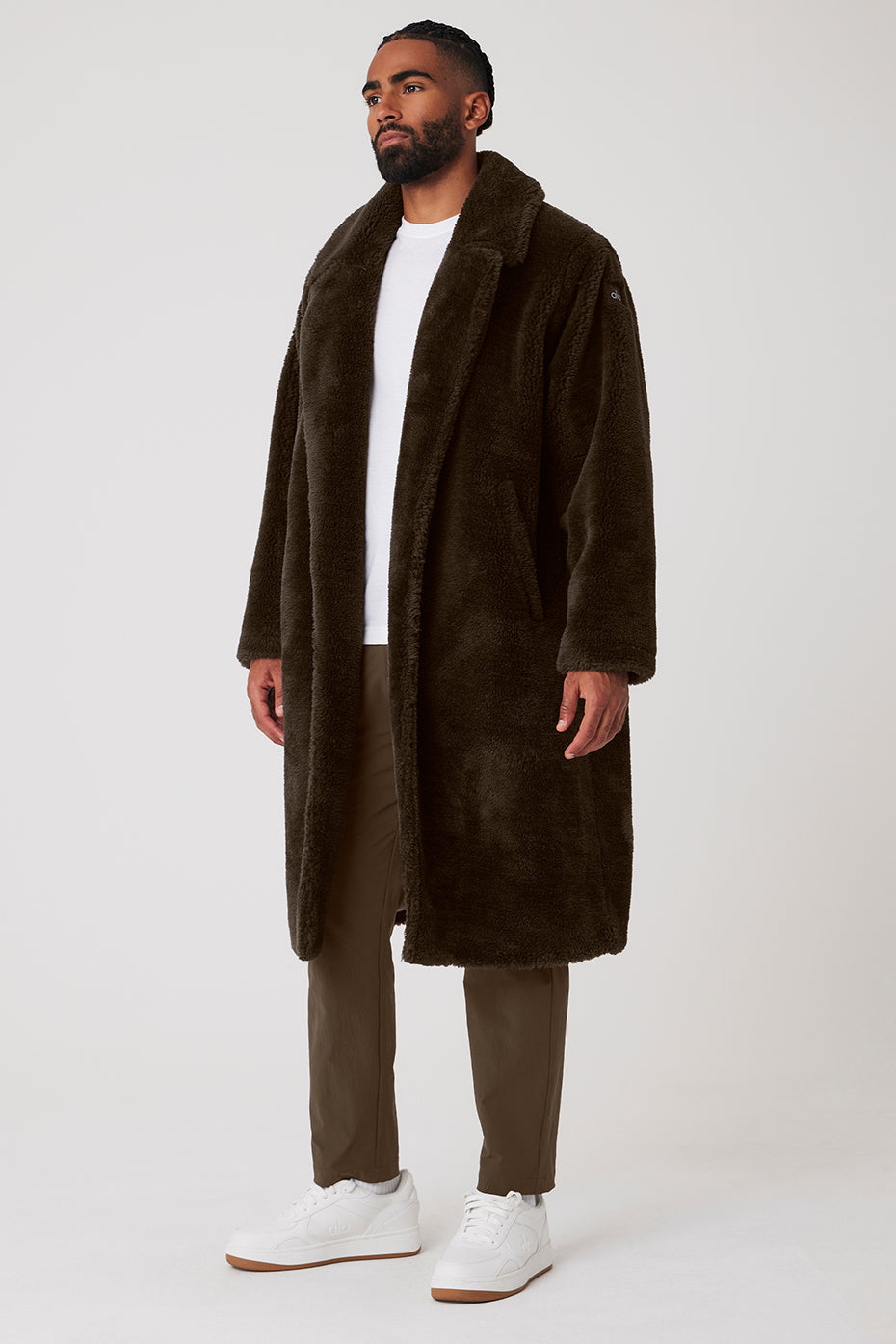 Oversized Sherpa Trench — Espresso