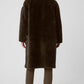 Oversized Sherpa Trench — Espresso