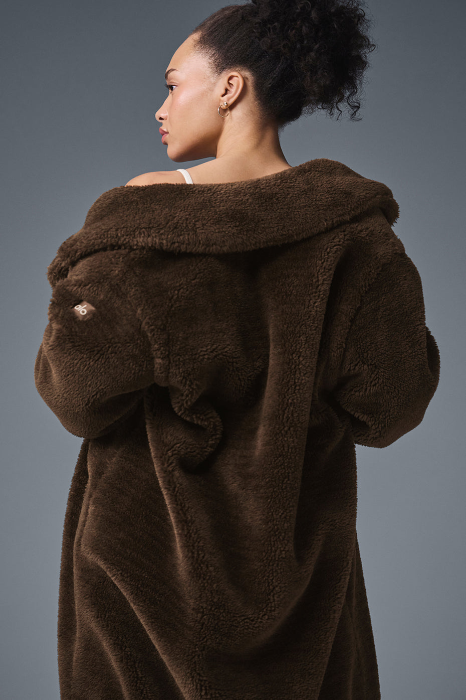 Oversized Sherpa Trench — Espresso