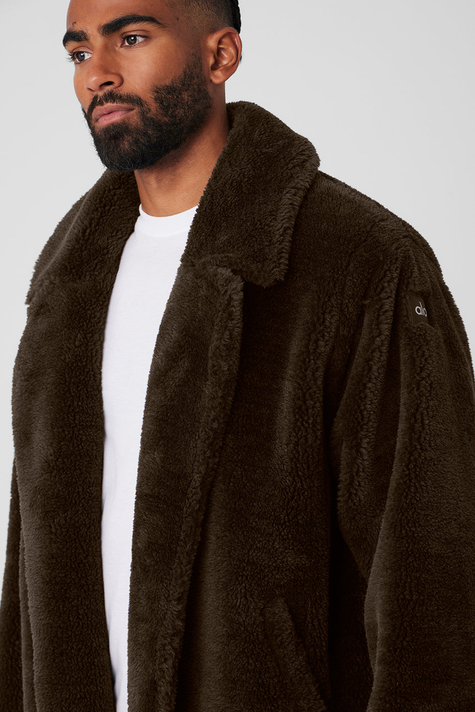 Oversized Sherpa Trench — Espresso