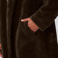 Oversized Sherpa Trench — Espresso