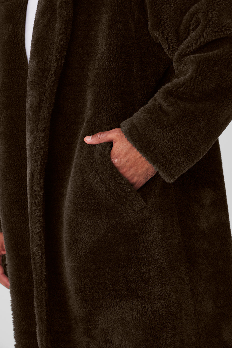 Oversized Sherpa Trench — Espresso