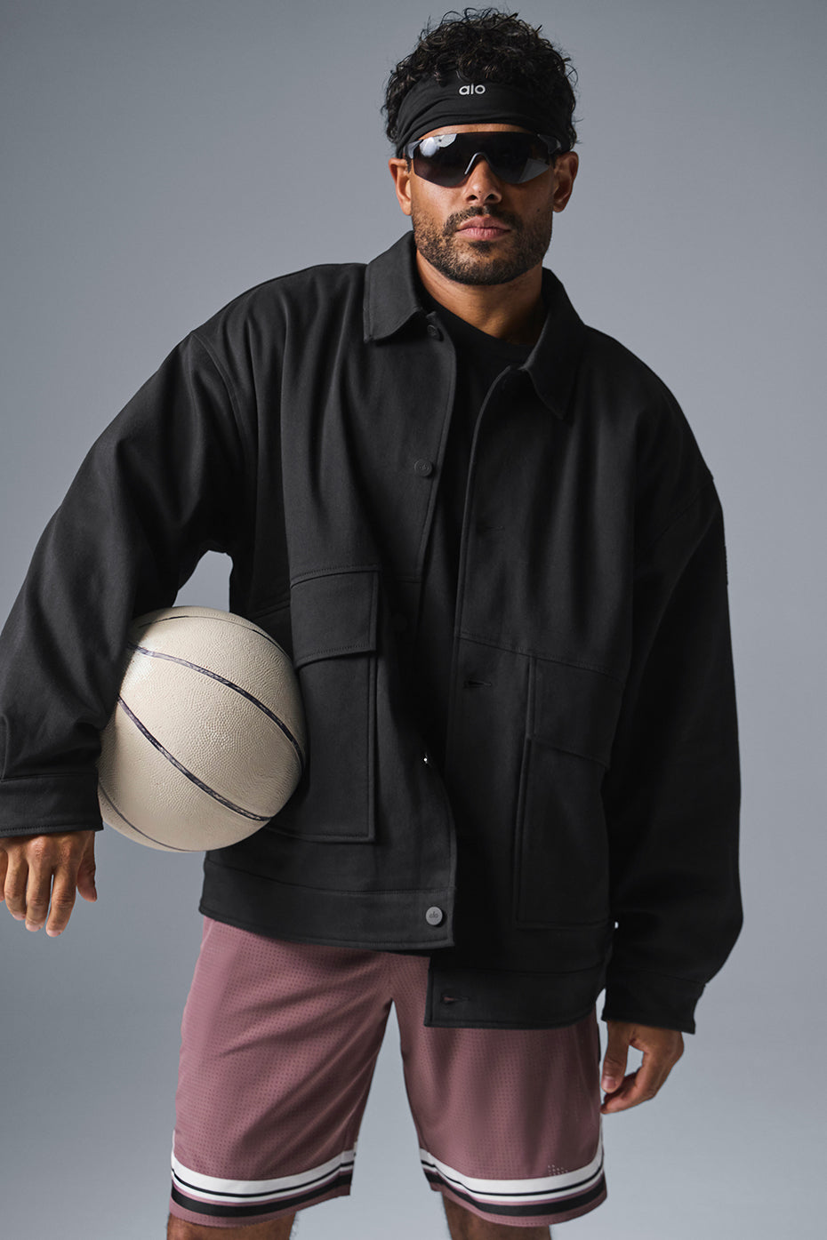 Unisex One Up Zip Jacket — Black