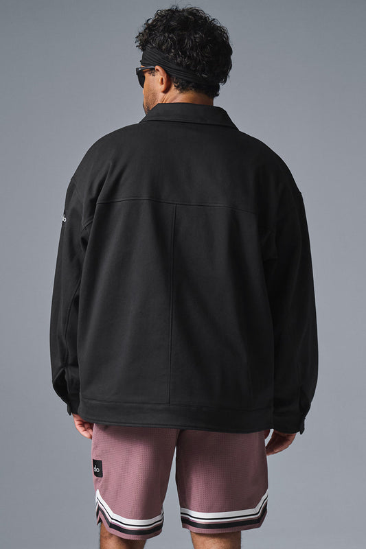 Unisex One Up Zip Jacket — Black