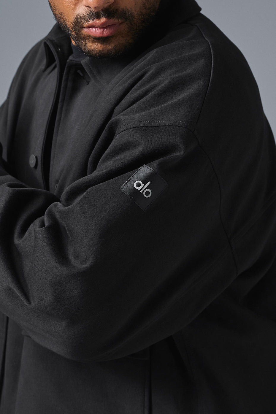 Unisex One Up Zip Jacket — Black