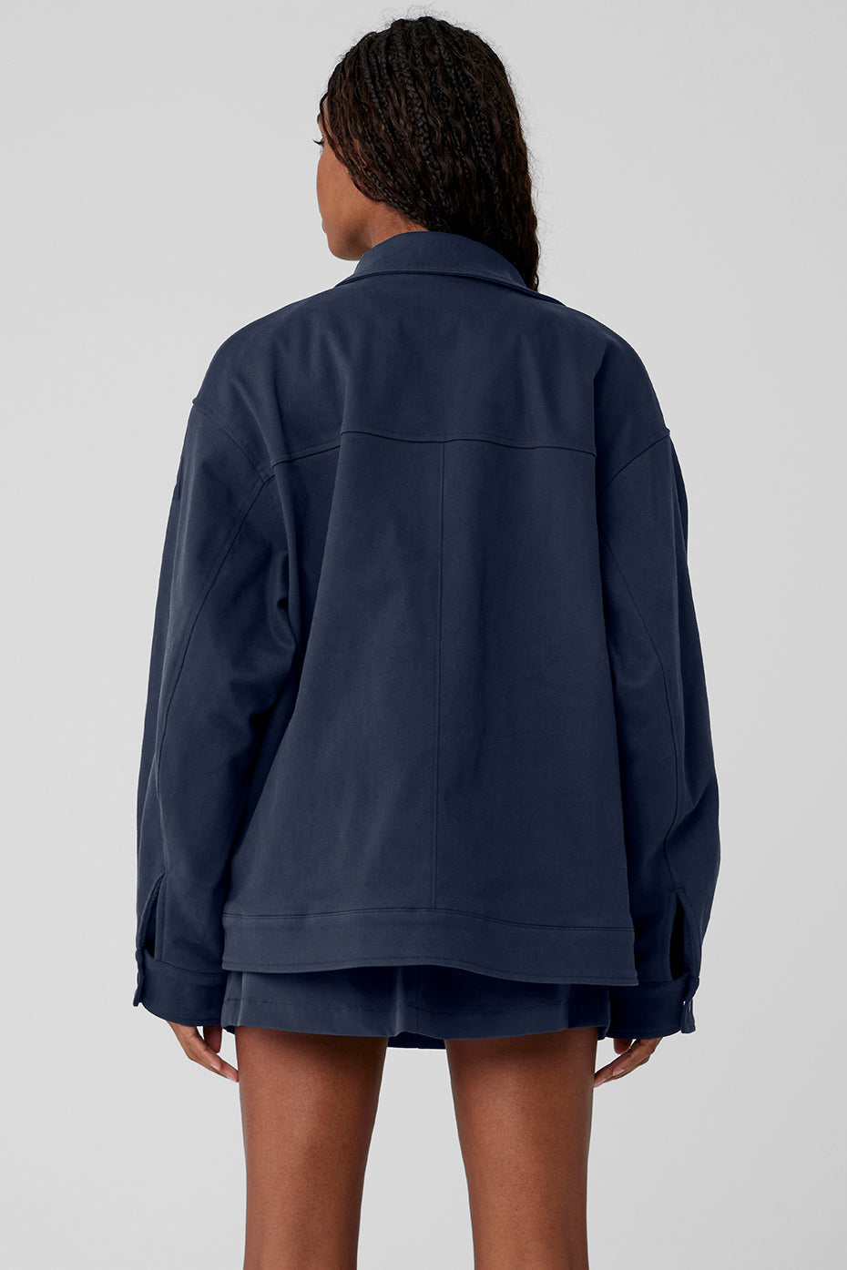Unisex One Up Zip Jacket — Navy