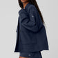 Unisex One Up Zip Jacket — Navy