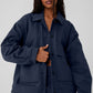 Unisex One Up Zip Jacket — Navy