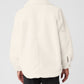 Sherpa Edge Shacket — Ivory