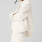 Sherpa Edge Shacket — Ivory