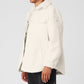 Sherpa Edge Shacket — Ivory