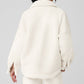 Sherpa Edge Shacket — Ivory