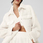 Sherpa Edge Shacket — Ivory