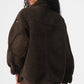 Sherpa Edge Shacket — Espresso