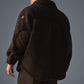 Sherpa Edge Shacket — Espresso